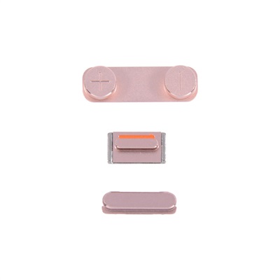 Side Buttons for iPhone SE, OEM, Rose Gold