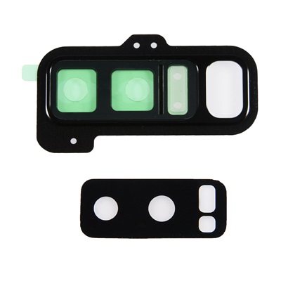For Samsung Galaxy Note 8 Rear Camera Lens Cover with Sticker+Glass Lens, OEM, Black