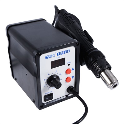 858D SMD Rework Station+Heat Gun,220V, China Standard Plug, w/retail package