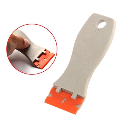 Simple Plastic Glue Removal Scraper with Plastic Blade