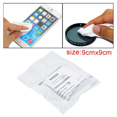 9cm*9cm Polyester Wiper Cleaning Cloth, 400pcs/set, w/retail package