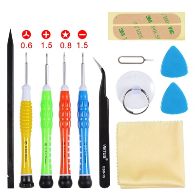 11-In-1 Disassembling Repairing Tools Kit for iPhone X/8/7,(MOQ=10Sets)
