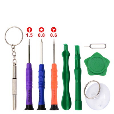 Portable 7 In 1 Repairing Tools Kit for iPhone 5/6/6S/7/8/X, w/retail package