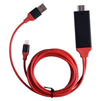 2m Lightning to HDMI Cable, w/retail package