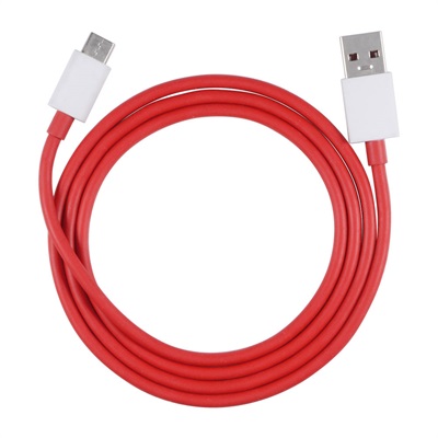 For OnePlus Dash Type-C Cable, 4A, OEM, w/retail package,Red