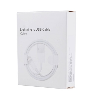 Packing Box for iPhone 7 8 Pin to USB Cable, OEM, 10pcs/set