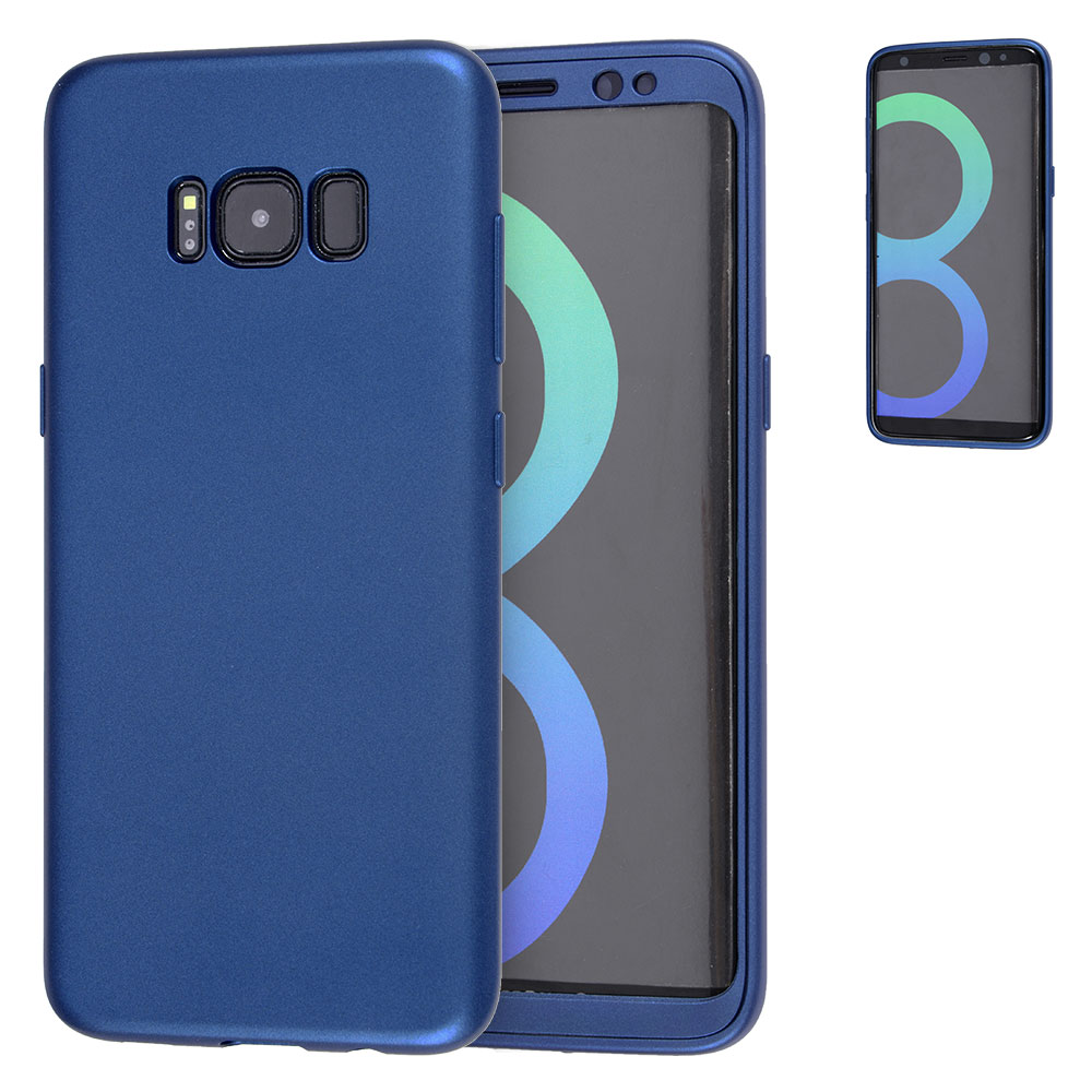 Front Polycarbonate+Back TPU Full Housing Case for Samsung Galaxy S8+(MOQ=10PCS/Each Colours)