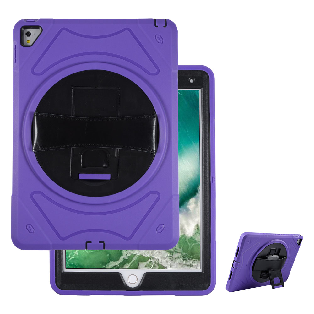 3-Layer Handheld Case with 360° Rotation Holder for iPad Pro 9.7"