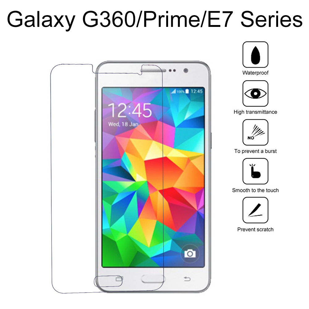 Ecooper 0.26mm Tempered Glass Screen Protector for Samsung Galaxy E7 Series, w/exquisite package