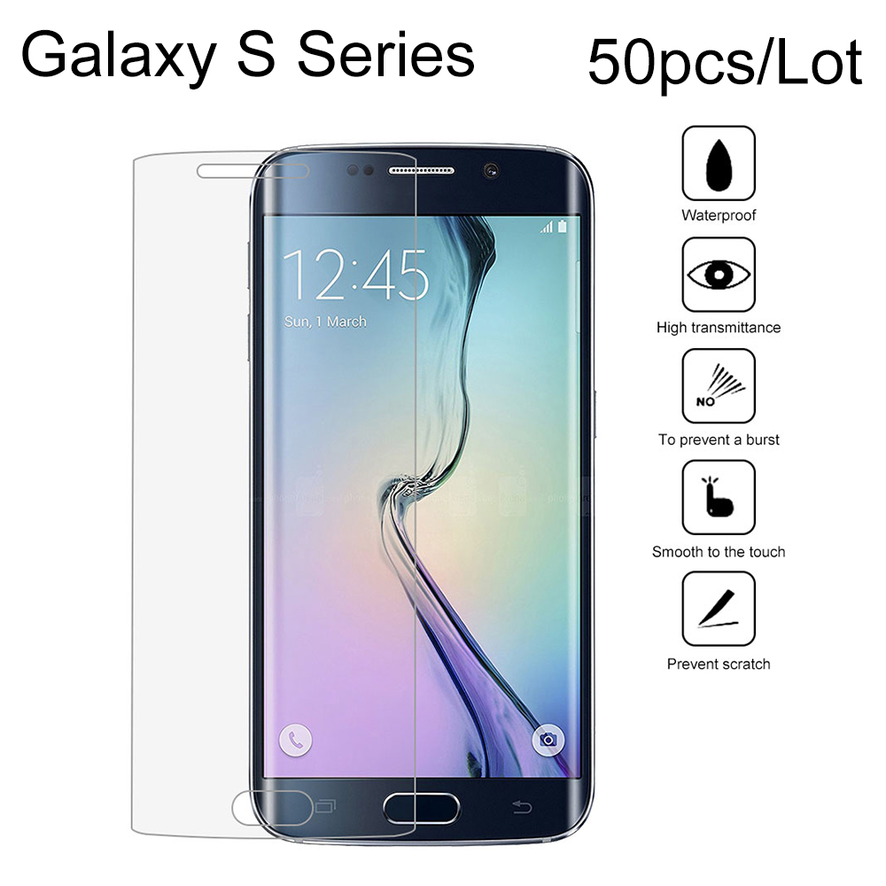 Ecooper 0.26mm Tempered Glass Screen Protector for Samsung Galaxy S6/S5(Edge/Edge+/Mini) Series, No package, 50pcs/set