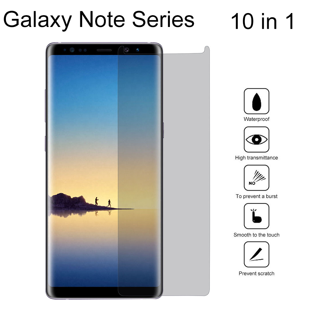 Ecooper 0.26mm Tempered Glass Screen Protector for Samsung Galaxy Note 8/5 Series, 10pcs in a pack