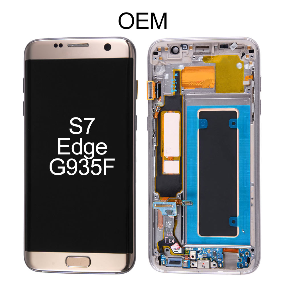 OLED Screen with Frame for Samsung Galaxy S7 Edge G935F, OEM