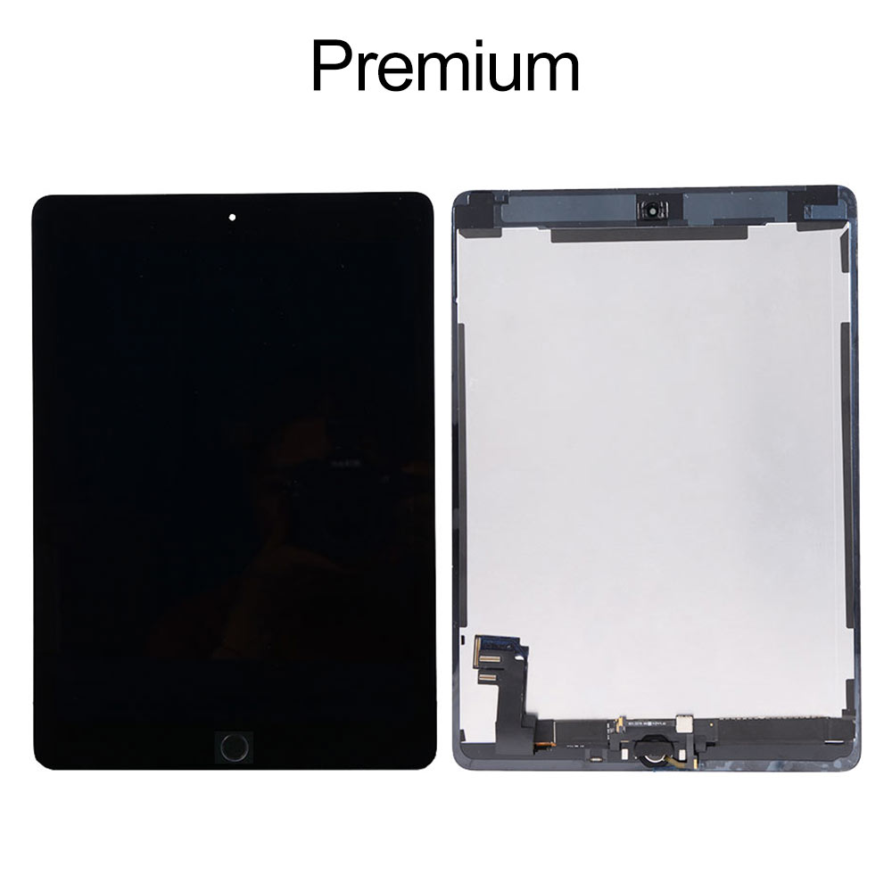 LCD with Touch Screen with Small Parts+Induction Flex for iPad Air 2,  OEM LCD+Premium Glass