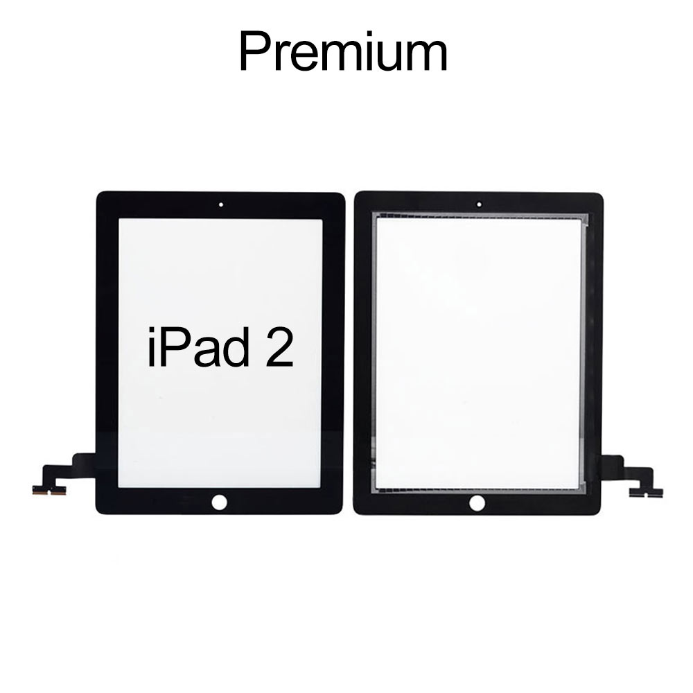 Touch Screen for iPad 2, OEM Glass+Premium Flex