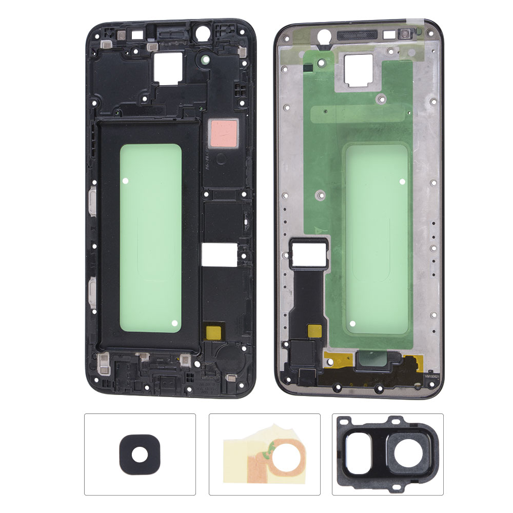 Front Frame for Samsung Galaxy A6 (2018), OEM, Black
