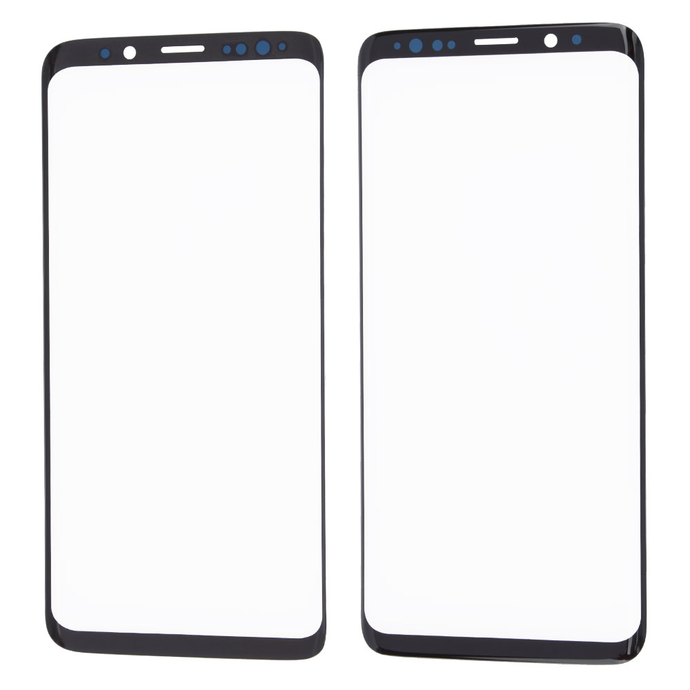 Front Glass for Samsung Galaxy S9, Aftermarket, Black