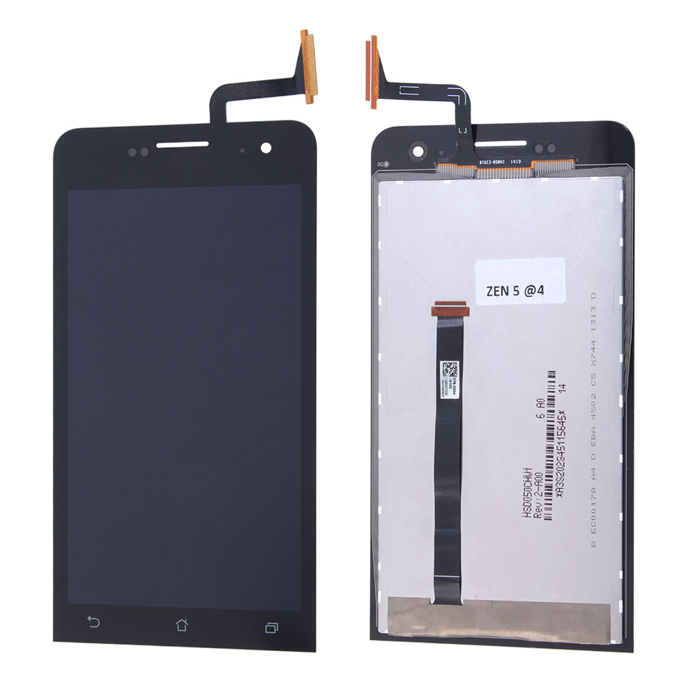 LCD/Touch screen Assembly for ASUS Zenfone 5 A500CG, Single Card Version, OEM LCD+Premimum Glass,Black