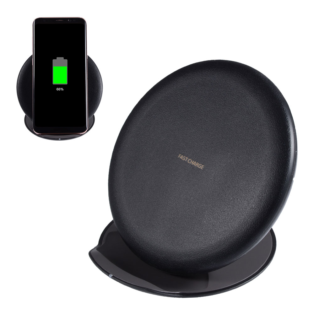 Fast Charge Wireless Charger Convertible for Samsung Qi-compatible devices , w/retail package, Black
