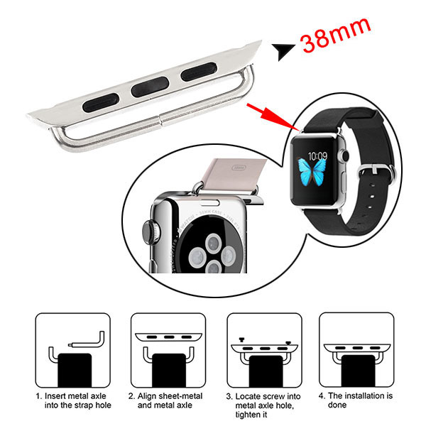 Watch Band Connector Kit for Apple Watch 38mm