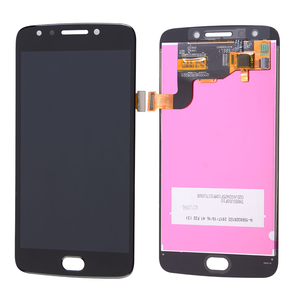 LCD/Touch Screen Assembly with Frame for Motorola Moto E4 (XT1767/XT1768), OEM LCD+Premium Glass, US Version with Fingerprint Hole