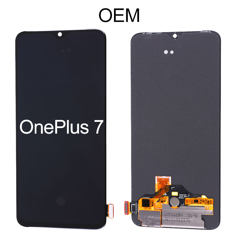 LCD/Touch Screen Assembly for OnePlus 7, OEM, Black