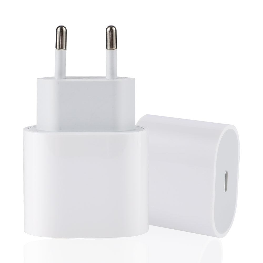 18W USB-C Power Adapter, Standard, w/retail package, EU Plug
