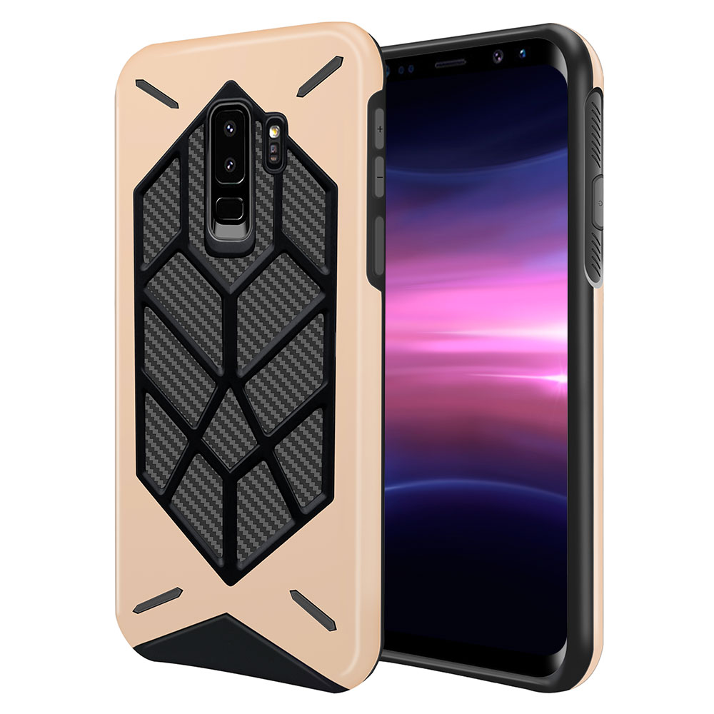 2 In 1 Rugged Voltron Polycarbonate+TPU Case for Samsung Galaxy S9+