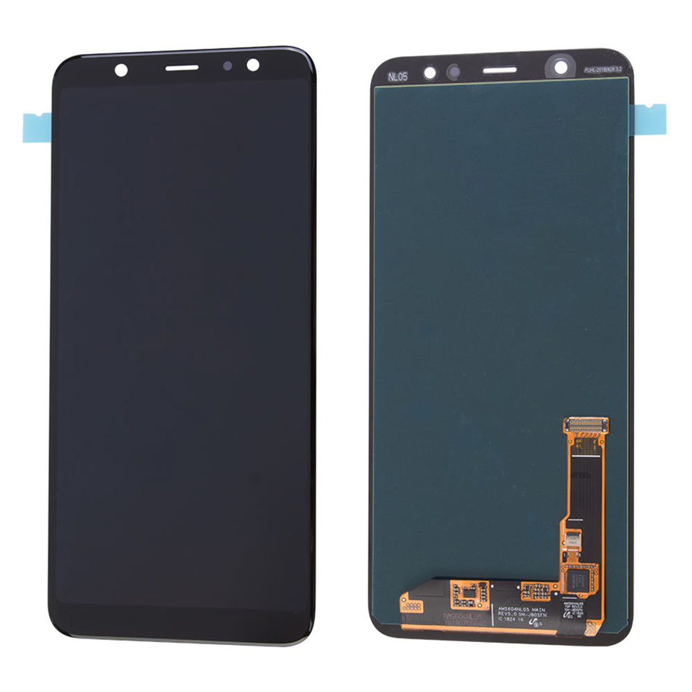OLED Screen for Samsung Galaxy A6+, OEM OLED+Standard Glass, Black