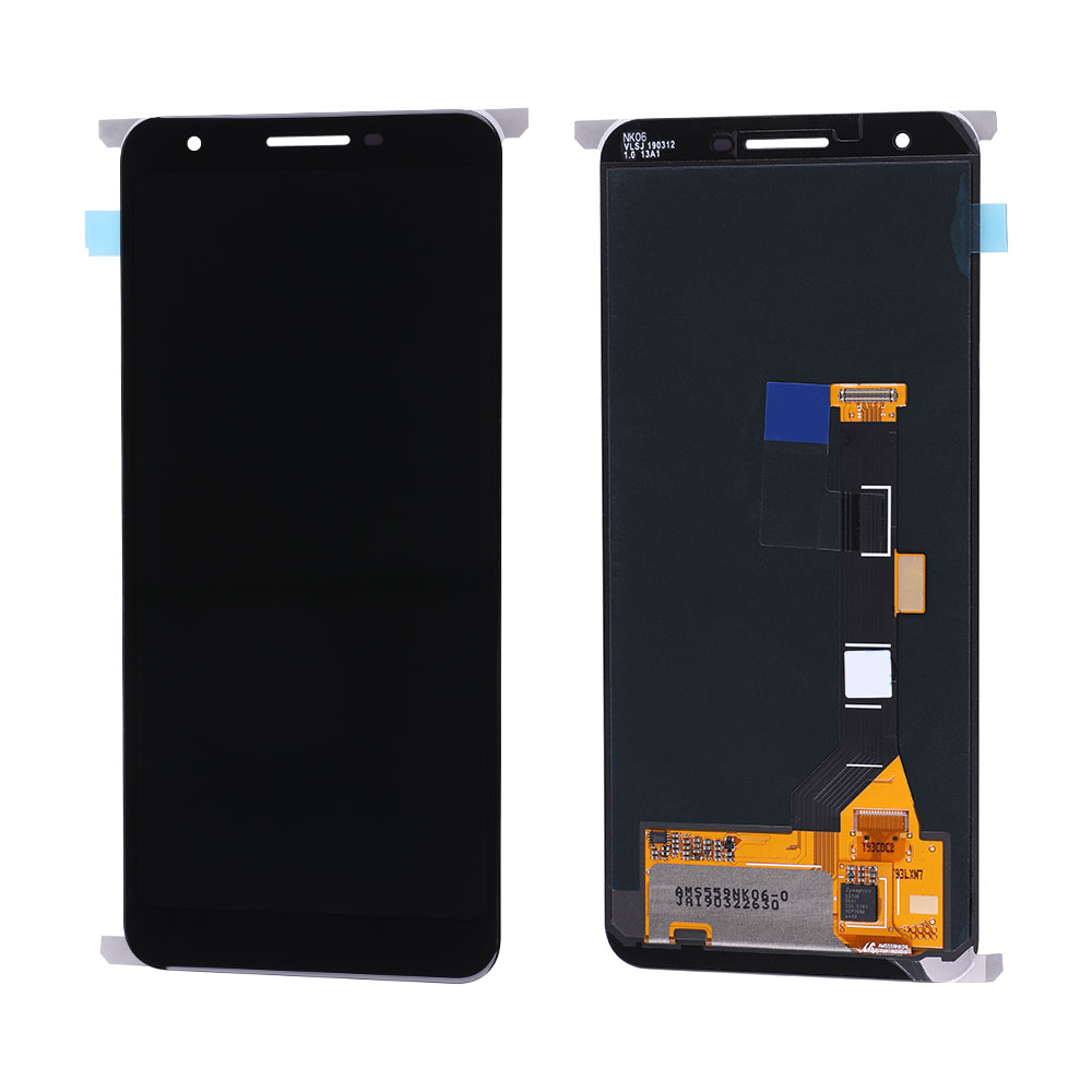 LCD/Touch Screen Assembly for Google Pixel 3A, OEM LCD+Standard Glass, Black