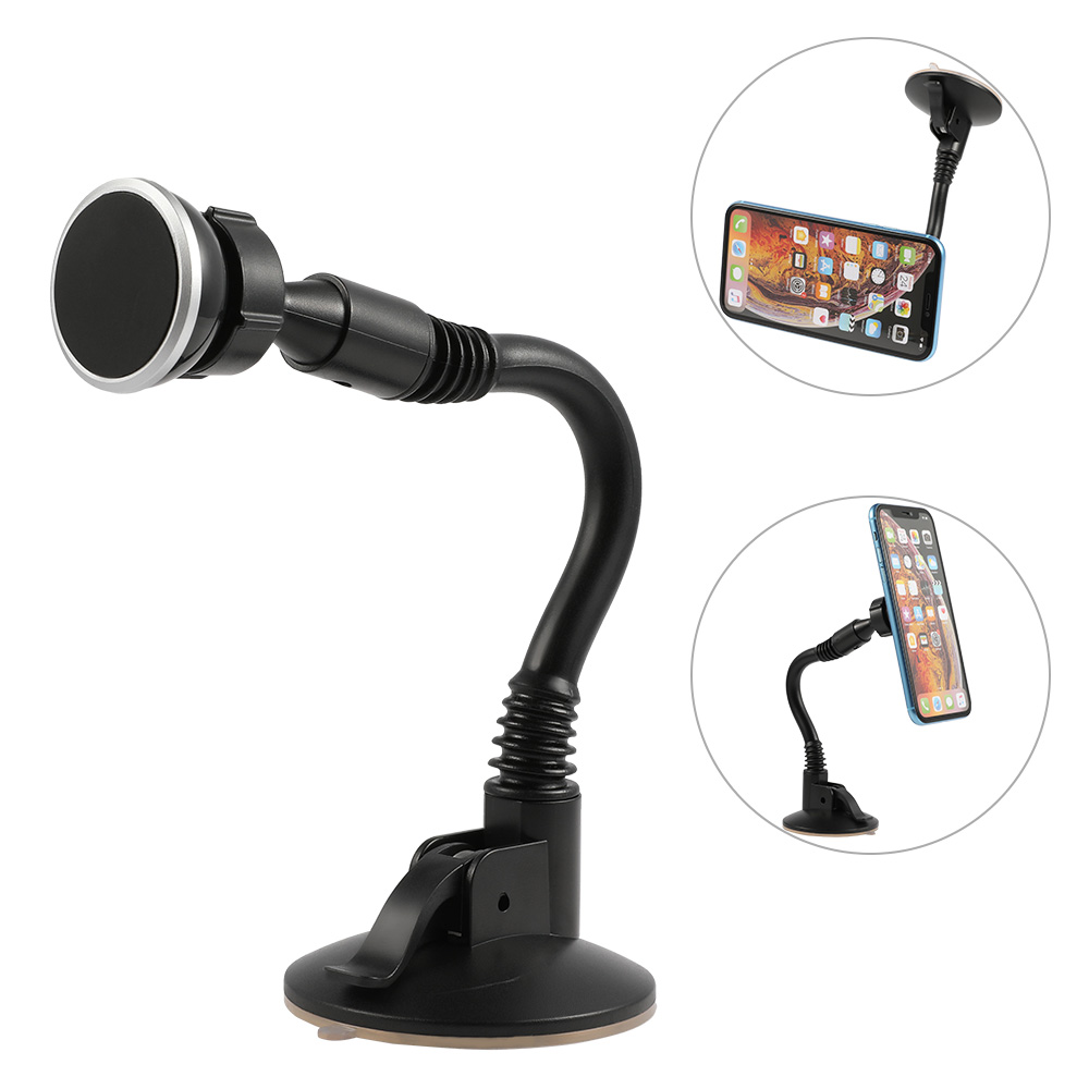099B+061 Magnetic Flexible Car Mount Holder with Suction Cup, w/retail package