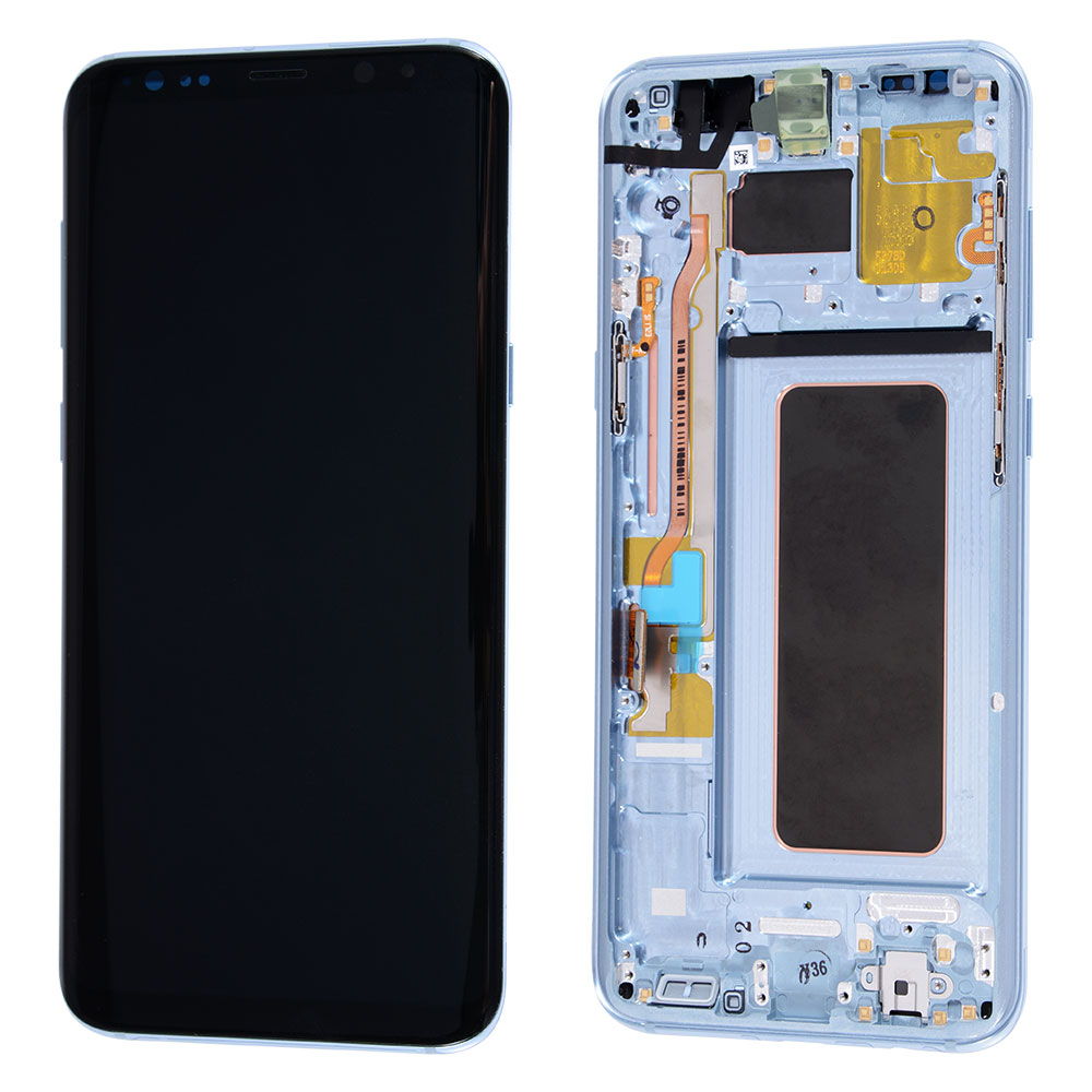 OLED Screen with Frame for Samsung Galaxy S8+, OEM OLED+Standard Glass