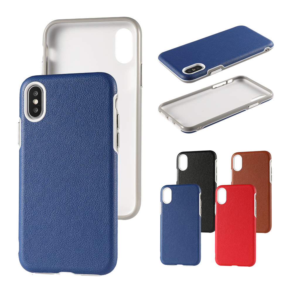 Leather Covered PC Case for iPhone XR (6.1")