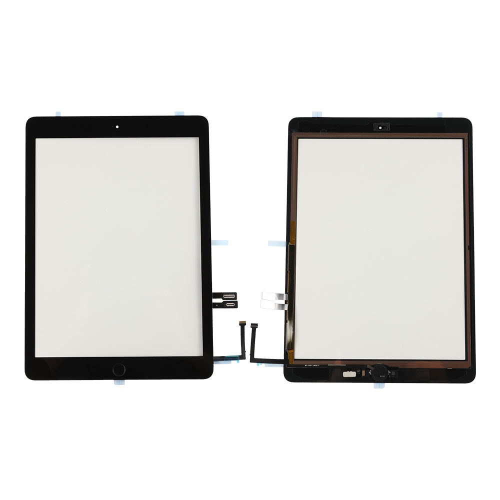 Touch Screen with Home Button Assembly/Sticker for iPad 6, OEM Glass+Premium Flex