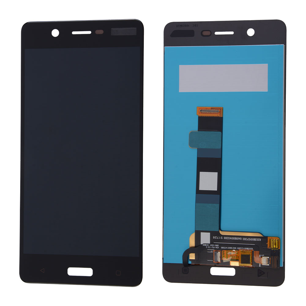 LCD/Touch Screen Assembly for Nokia 5, OEM LCD+Standard Glass, Black