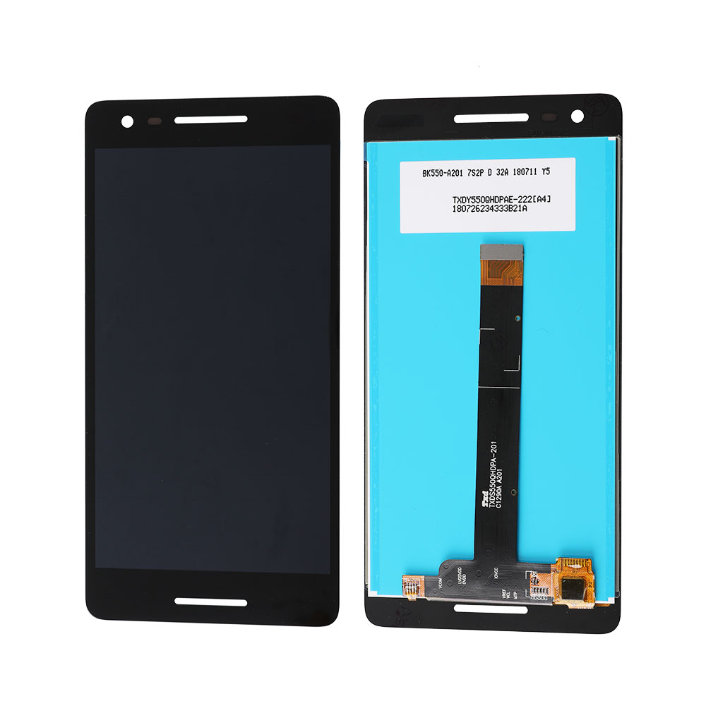 LCD/Touch Screen Assembly for Nokia 2.1, OEM, Black