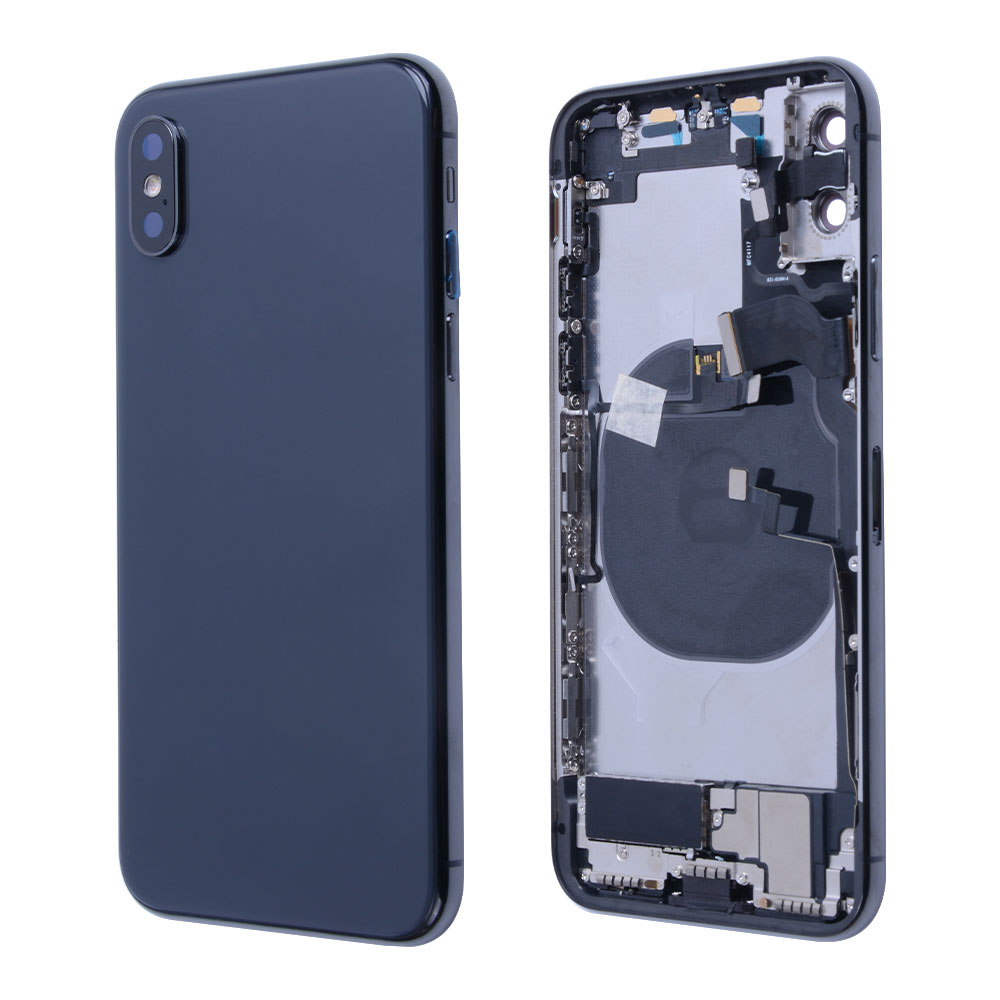 Back Housing with Full Small Parts for iPhone X (5.8"), OEM