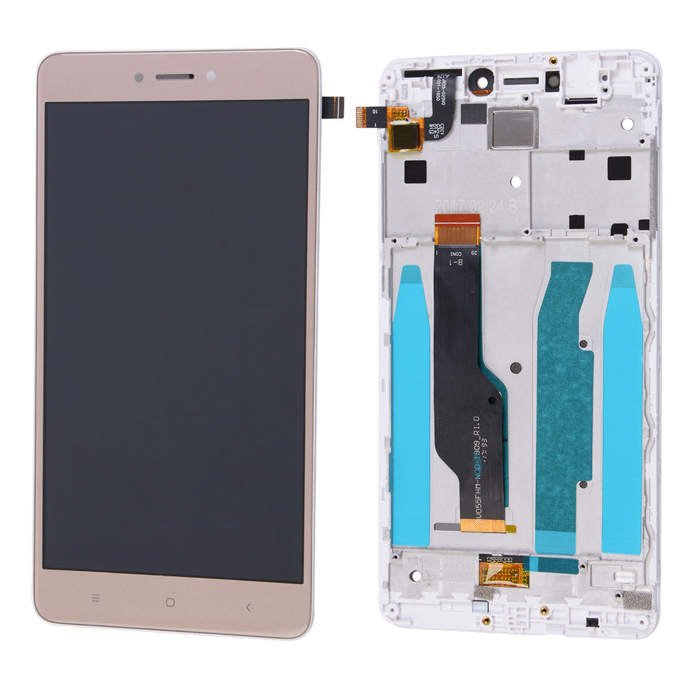 LCD/Touch Screen Assembly with Frame for Xiaomi Redmi Note 4, OEM LCD+Premeium Glass