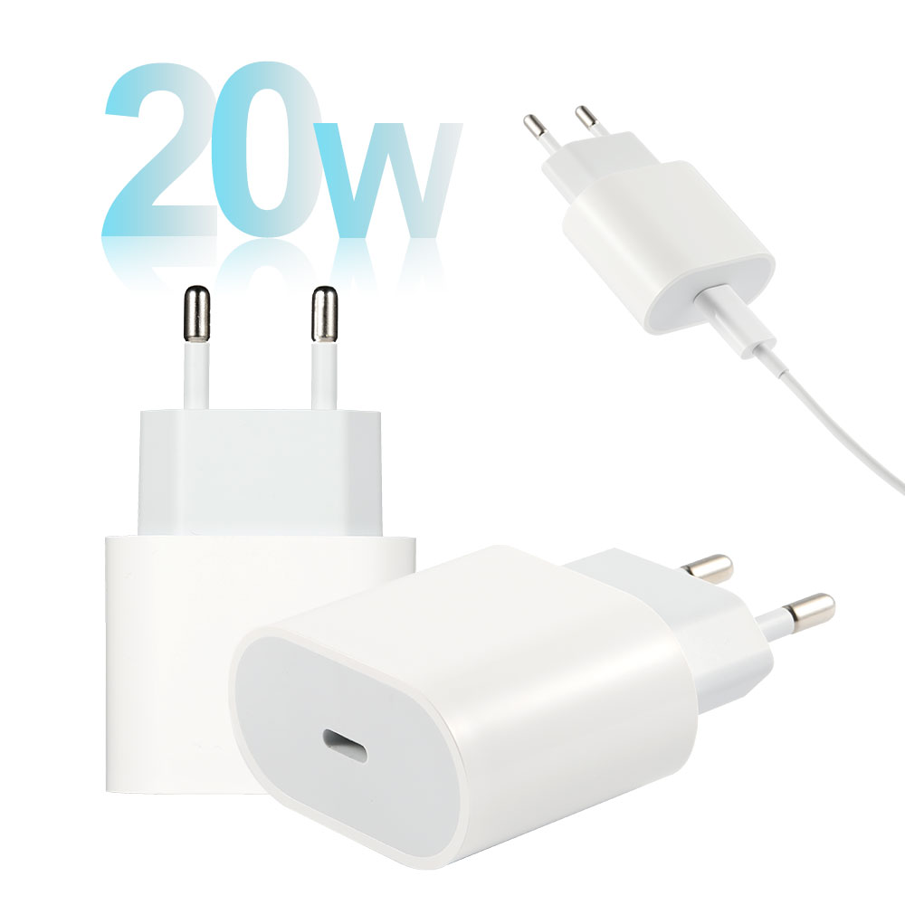 20W USB-C Power Adapter, Premium, EU Plug