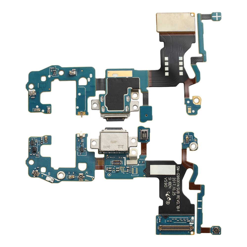 Dock Connector Flex for Samsung Galaxy S9 G960F/G960N/G960W, OEM Soldered, EU Version