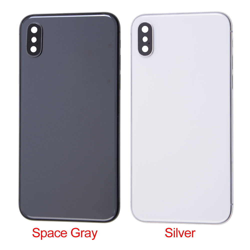 Back housing with top small parts for iPhone X (5.8"), OEM