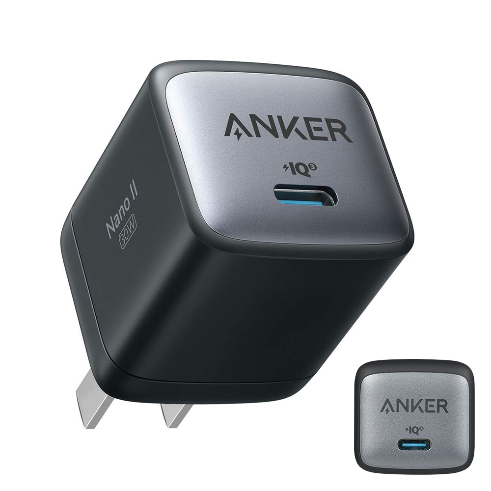 Anker Nano 30W USB-C (Type-C) GaN Fast Charge Power Adapter, China Standard Plug (A2665), w/retail package