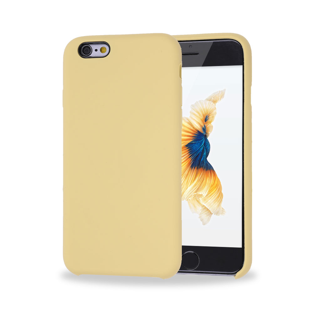 Silicone Case with Microfiber Lining for iPhone 6/6S (4.7"), Premium,w/retail package