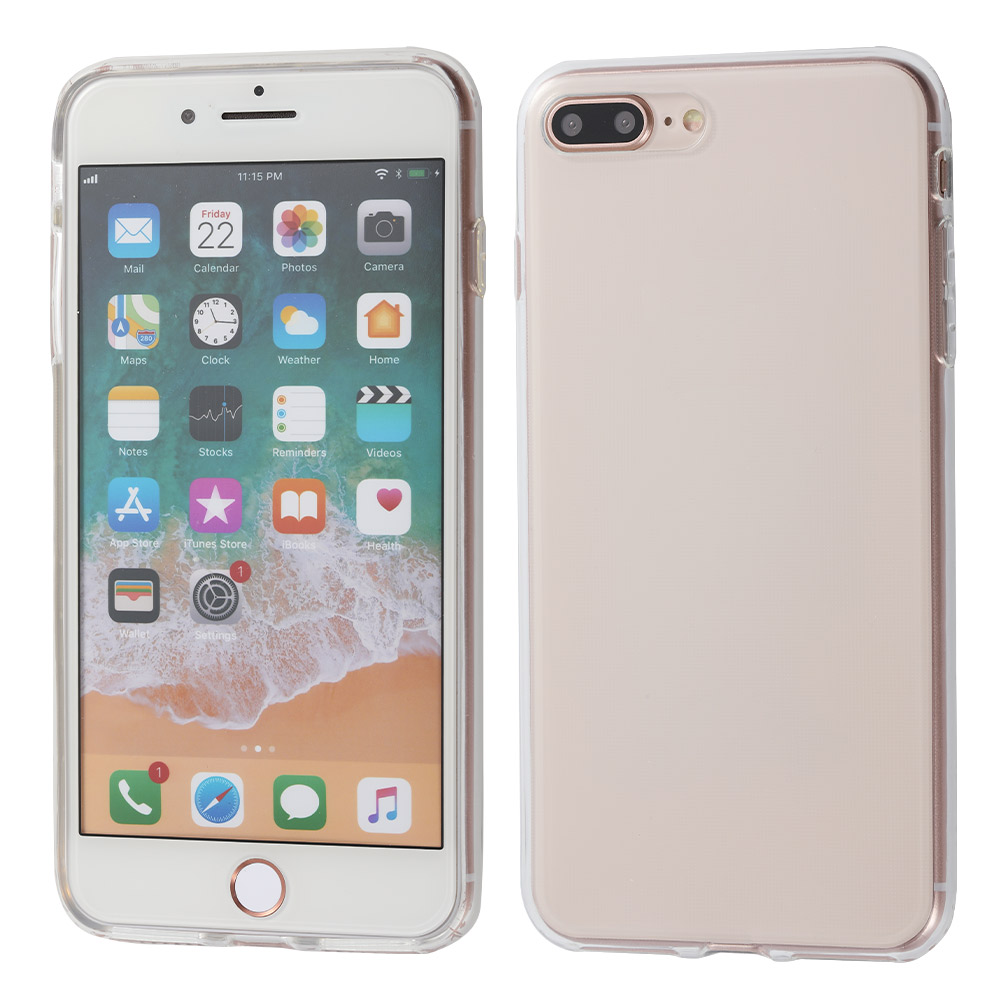 1.5mm Transparent TPU Case with Big Hole for iPhone 7/8 Plus (5.5"), Clear