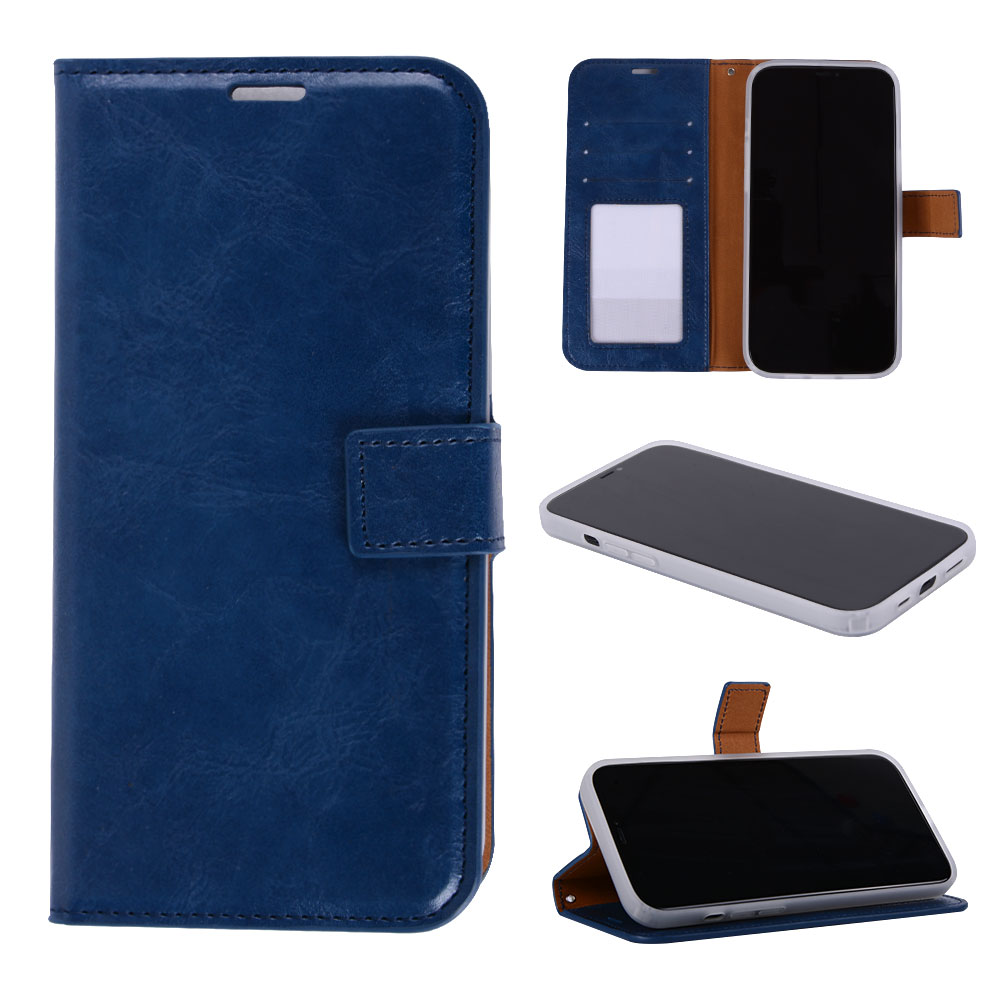 2-in-1 Pull-up Leather Wallet Case for iPhone 12 Pro Max (6.7")
