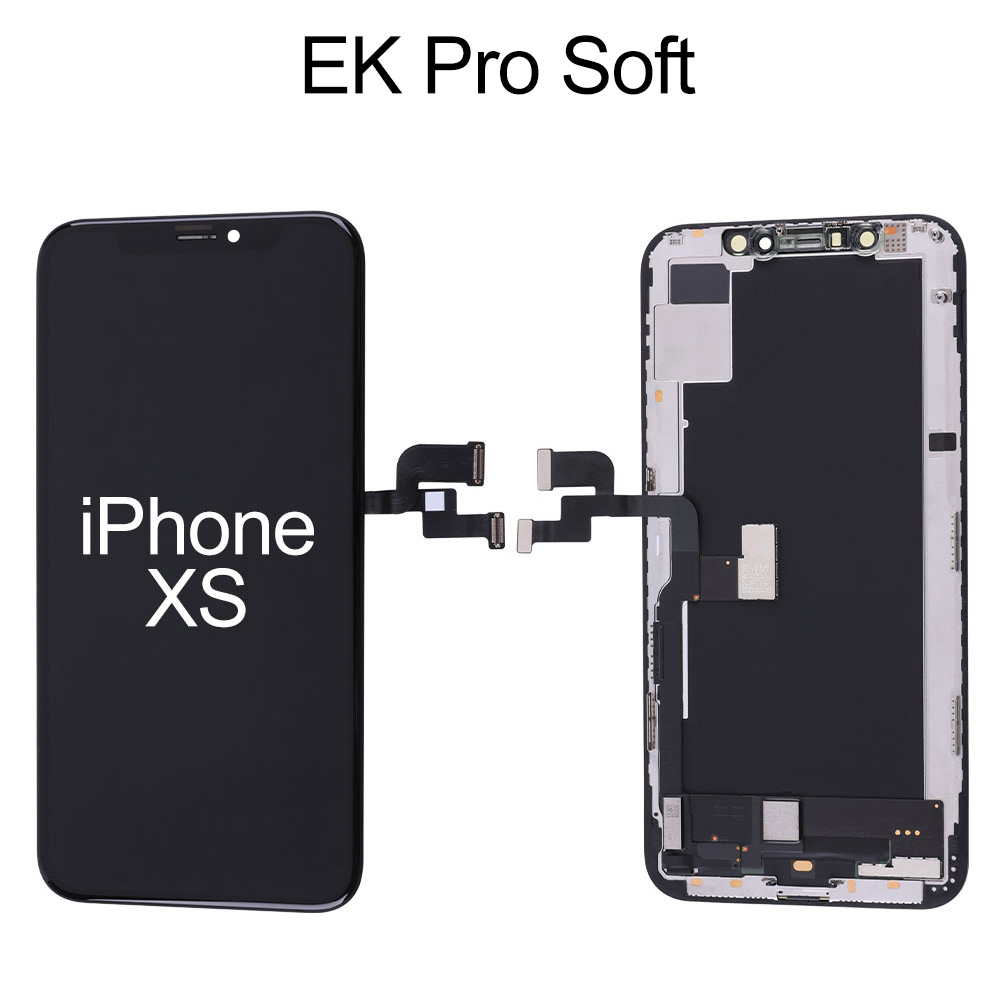 EK Pro Soft OLED  Screen for iPhone XS (5.8"), Black