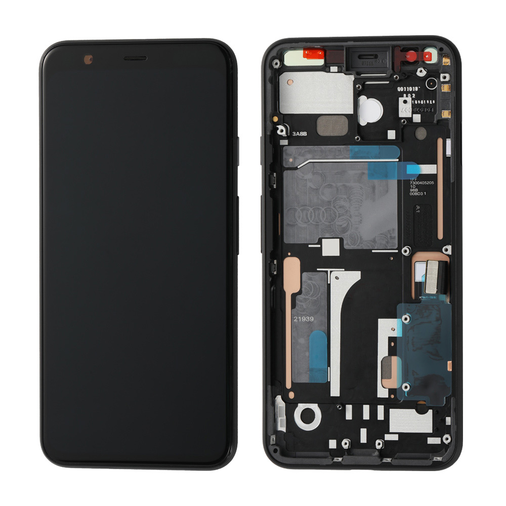 OLED Screen with Frame for Google Pixel 4, OEM