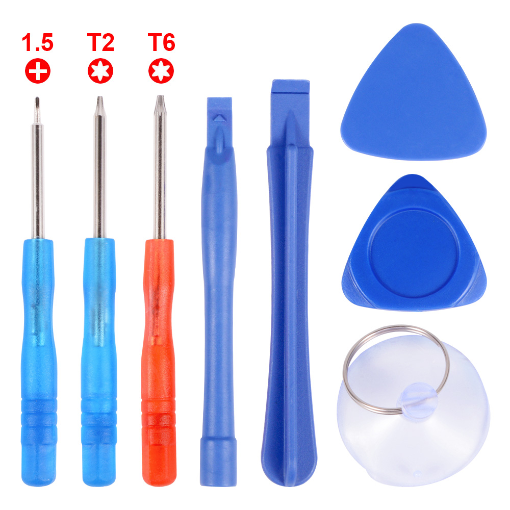 8-in-1 Android Repair Tool Set, Blue & Red