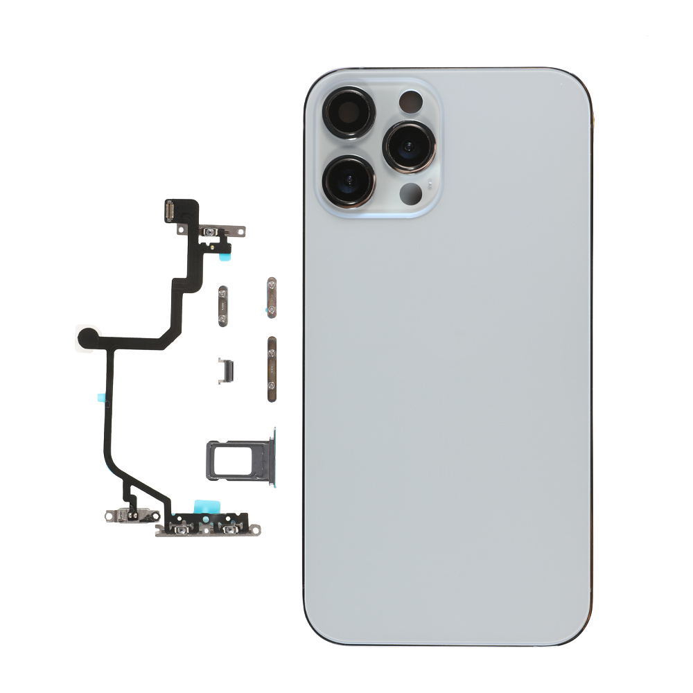 Back Housing with Side Button/Sim Tray for iPhone X, Similar Design as iPhone 13 Pro