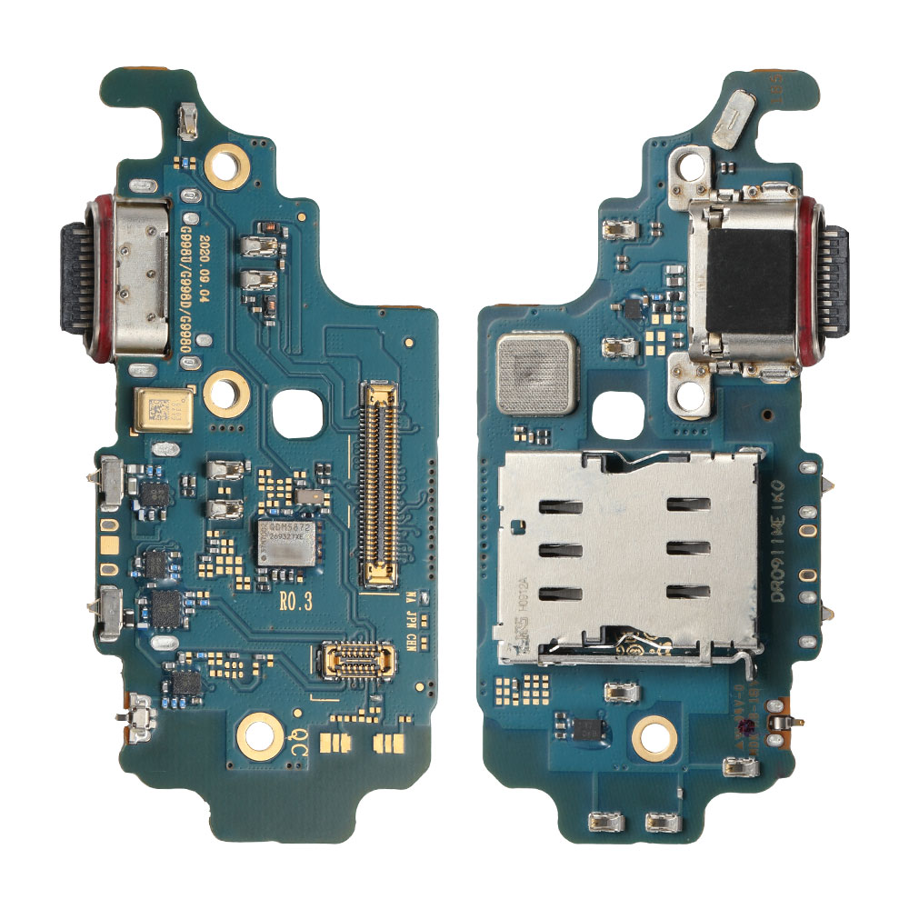 Dock Charging Port Connector for Samsung Galaxy S21 Ultra 5G (G998U/D/O), OEM Soldered (US Version)