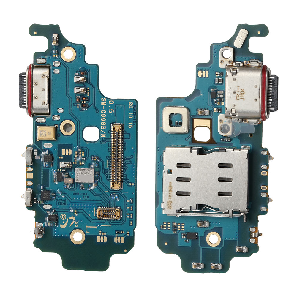 Dock Charging Port Connector for Samsung Galaxy S21 Ultra 5G (G998F/B), OEM Soldered (EU Version)